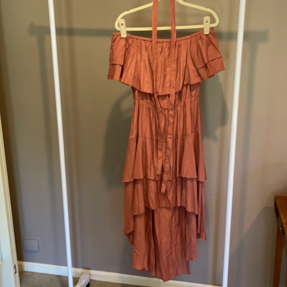 PS the label ruffled pink off the shoulder dress